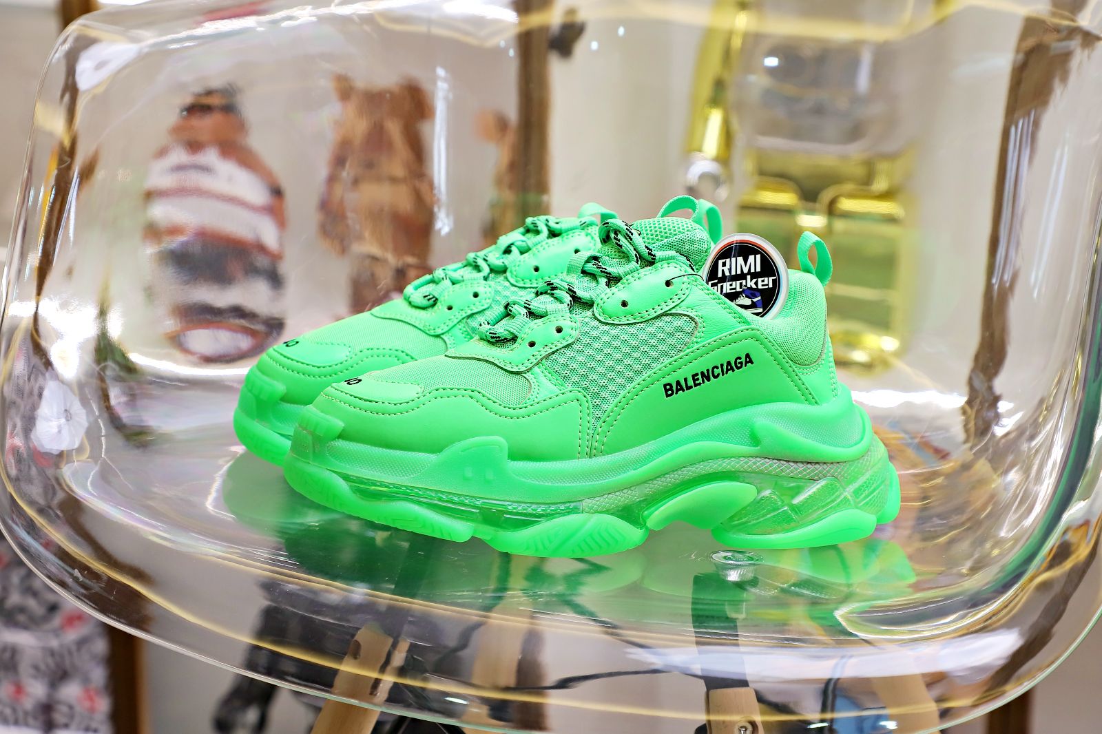 Balenciaga TRIPLE S green