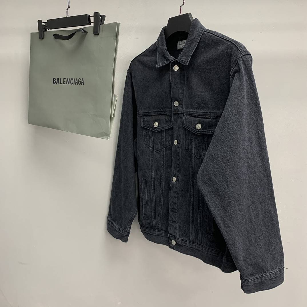 Balenciaga BB letter denim jacket