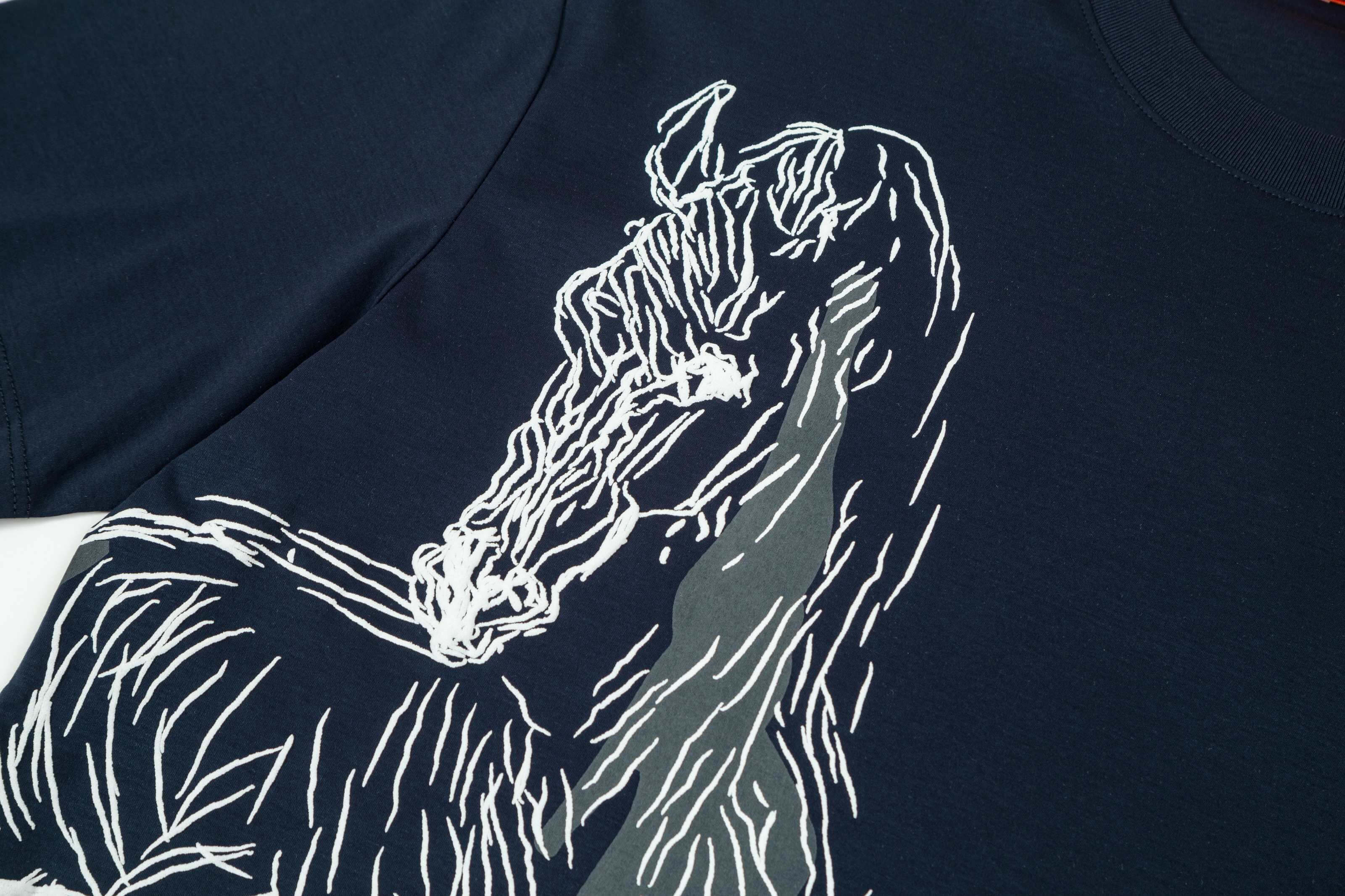 Horse Embroidery T Shirt