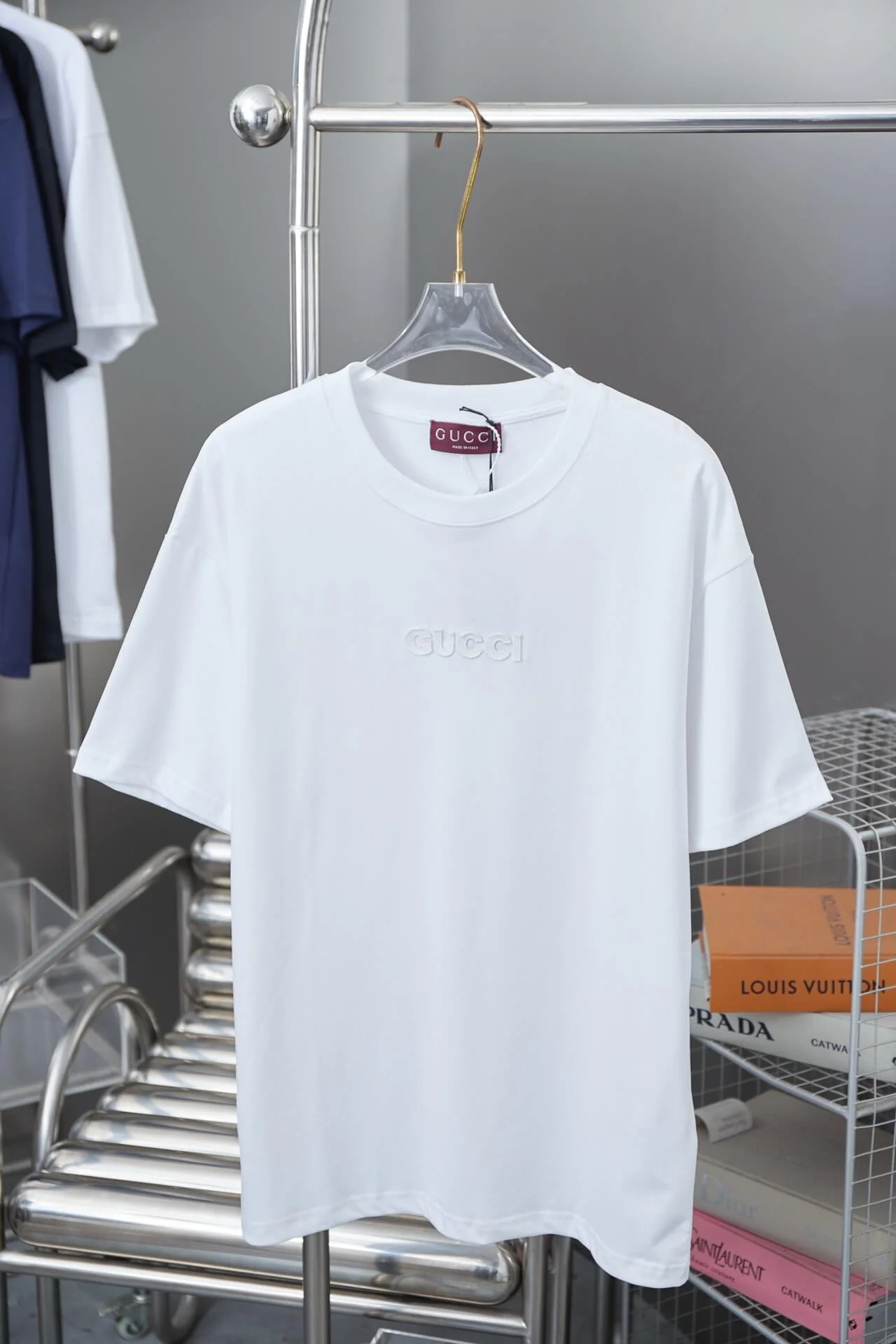 Letter Stickers T Shirt