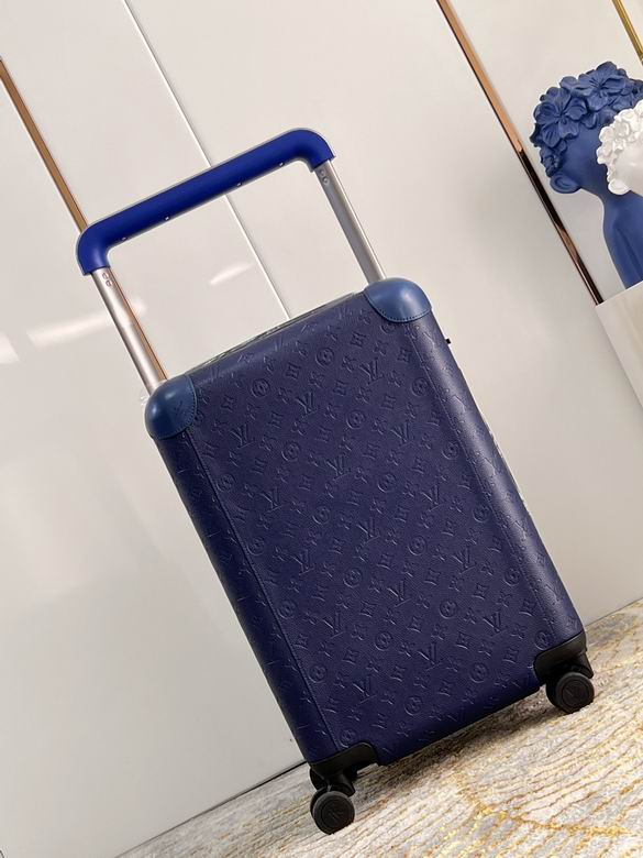 LV blue embossed trolley case originalk616 35x23x53cm