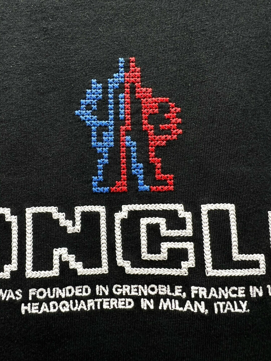 Front and Back Embroidery T Shirt