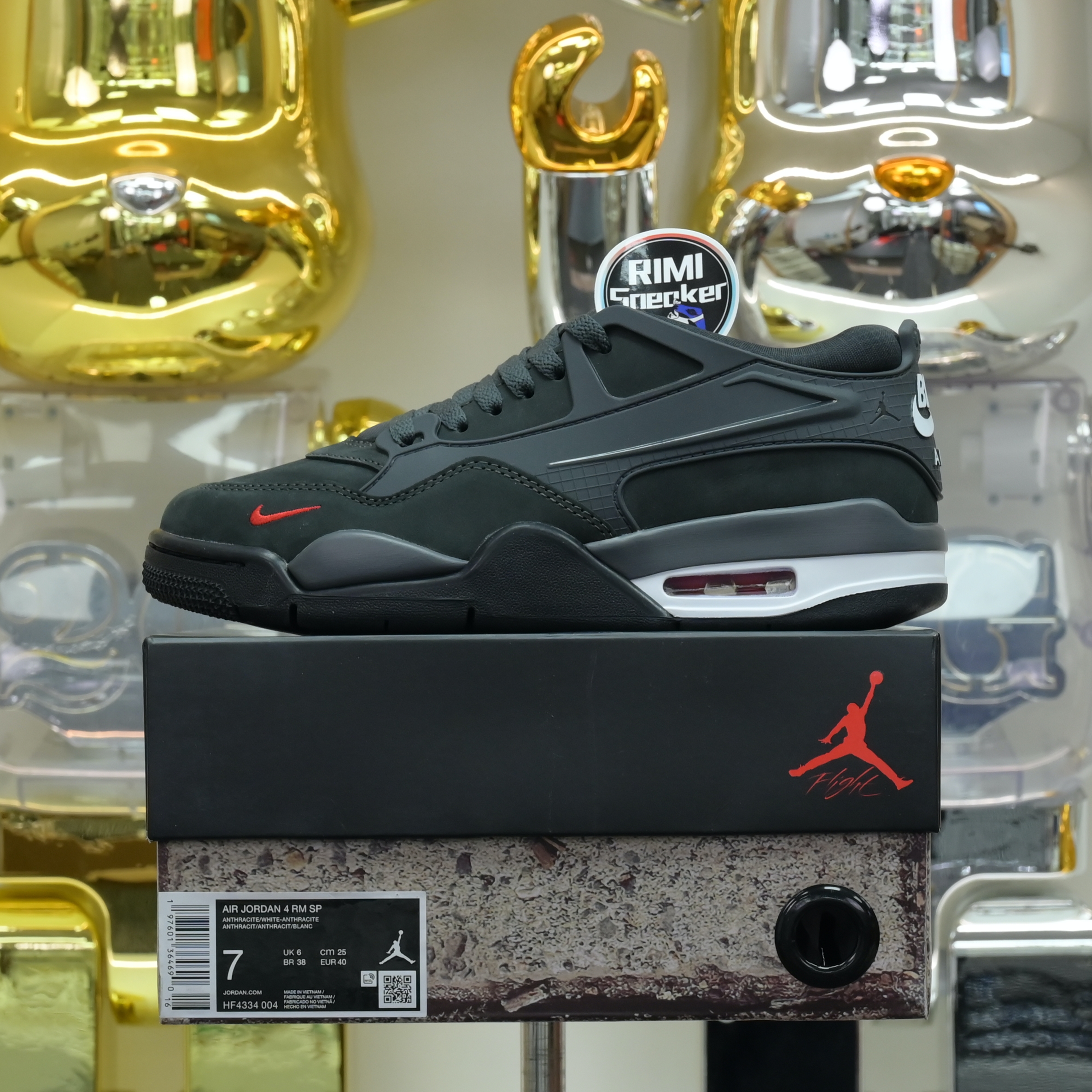 Nigel SyL*Vester x Jordan Air Jordan 4 RM SP “Anthracite”