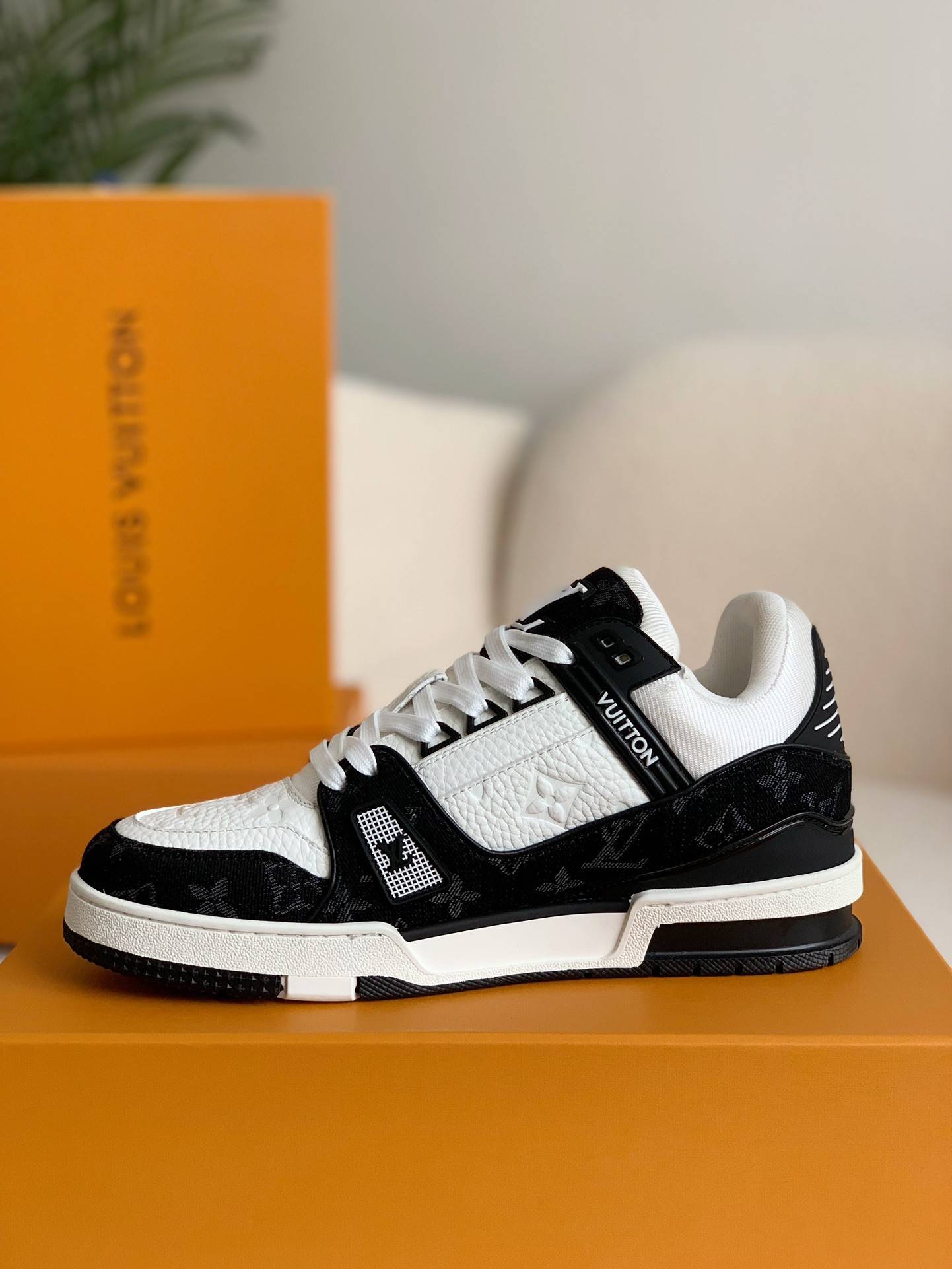 LOUIS VUITTON Trainer Sneakers - Panda (White/Black)