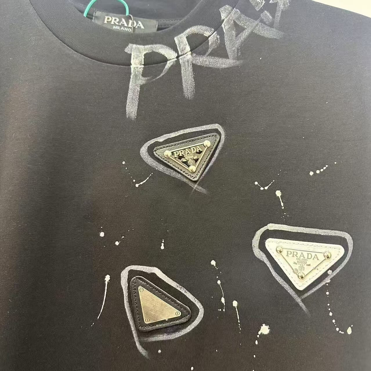 Street Style Graffiti with Metallic Element T-Shirt