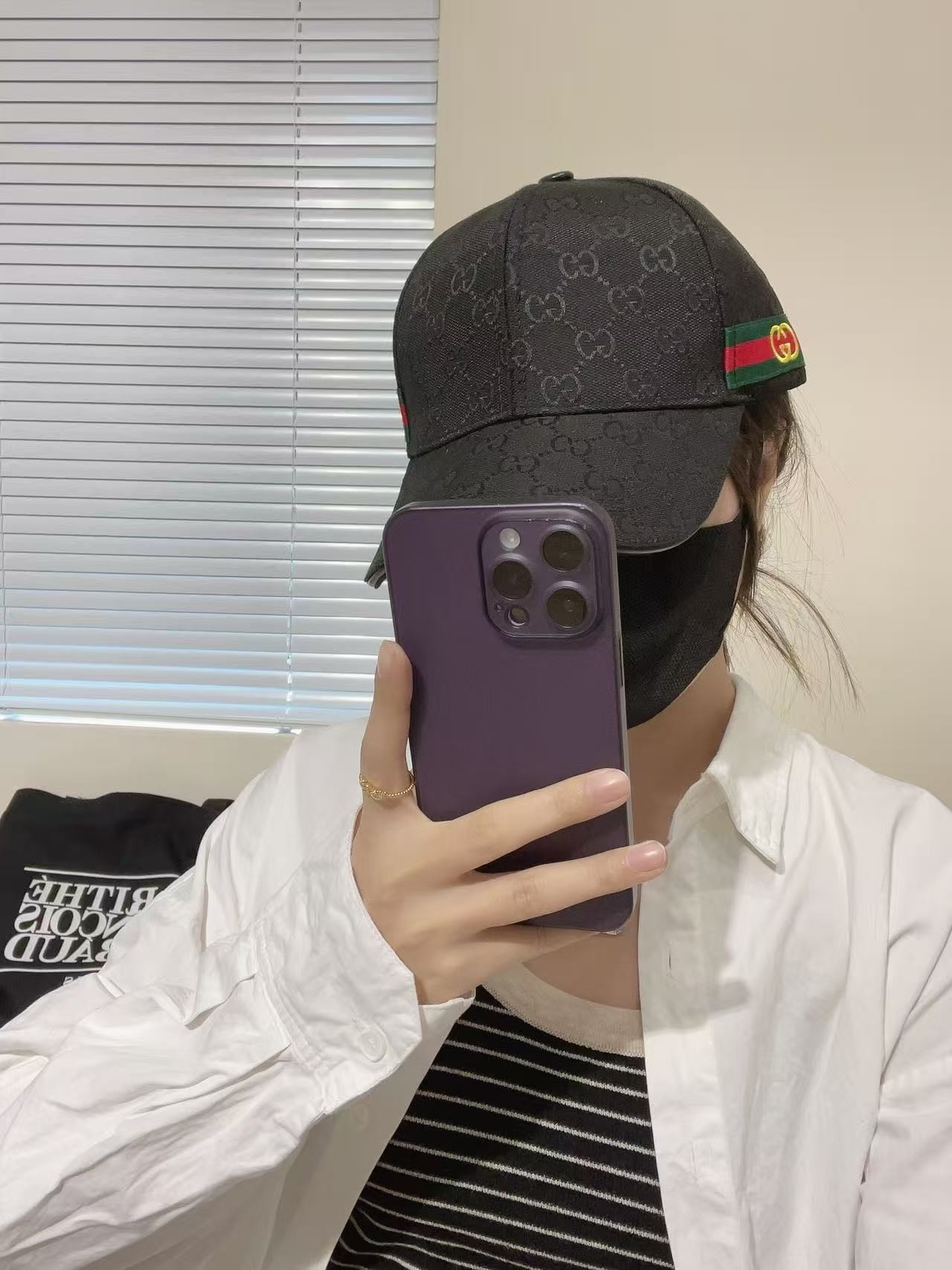 [#4829] G*u*il baseball cap peaked c ap hat