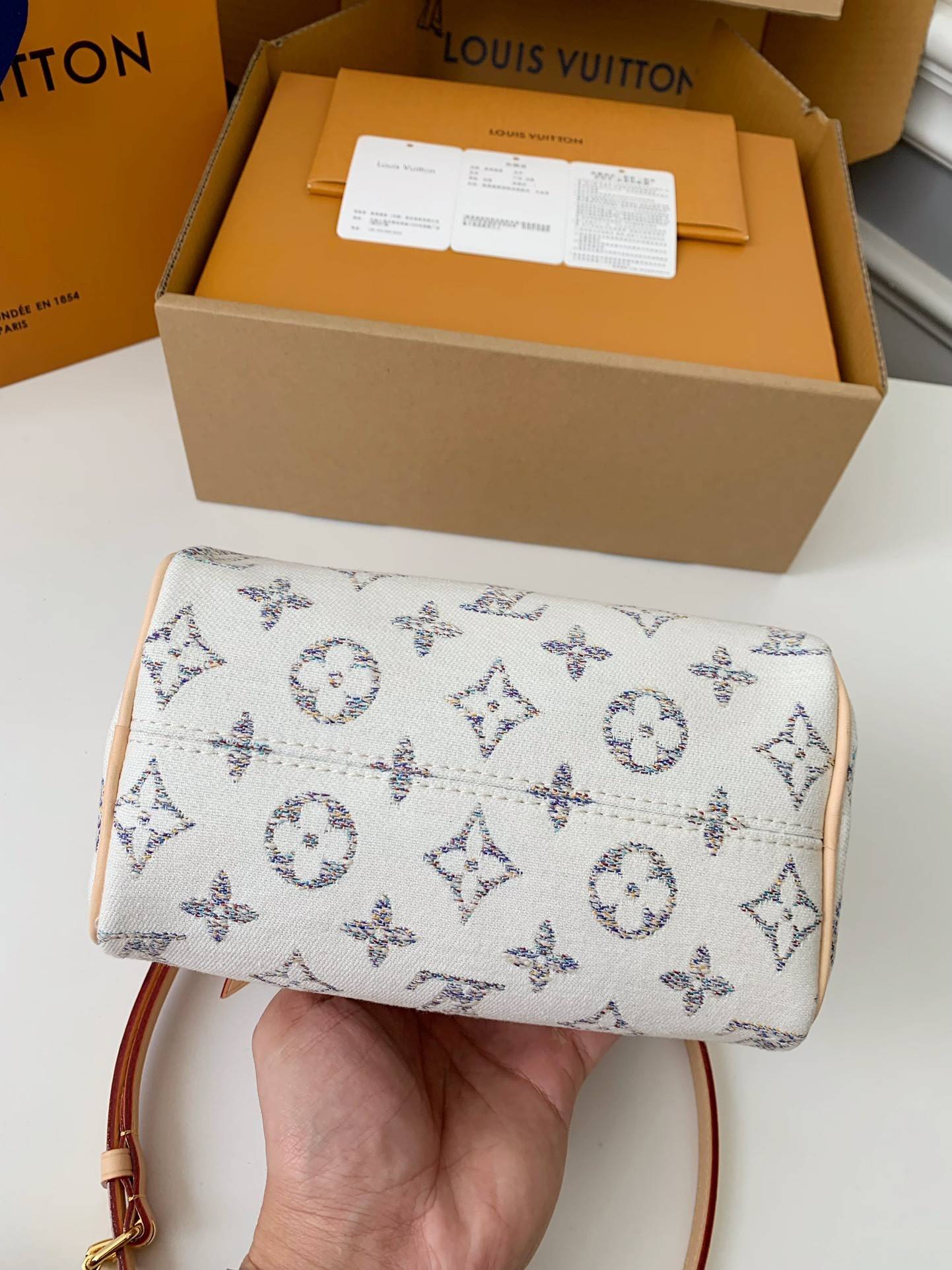 L*V Speedy Bandouli ère 20 M24709  Size：20.5*13.5*12cm