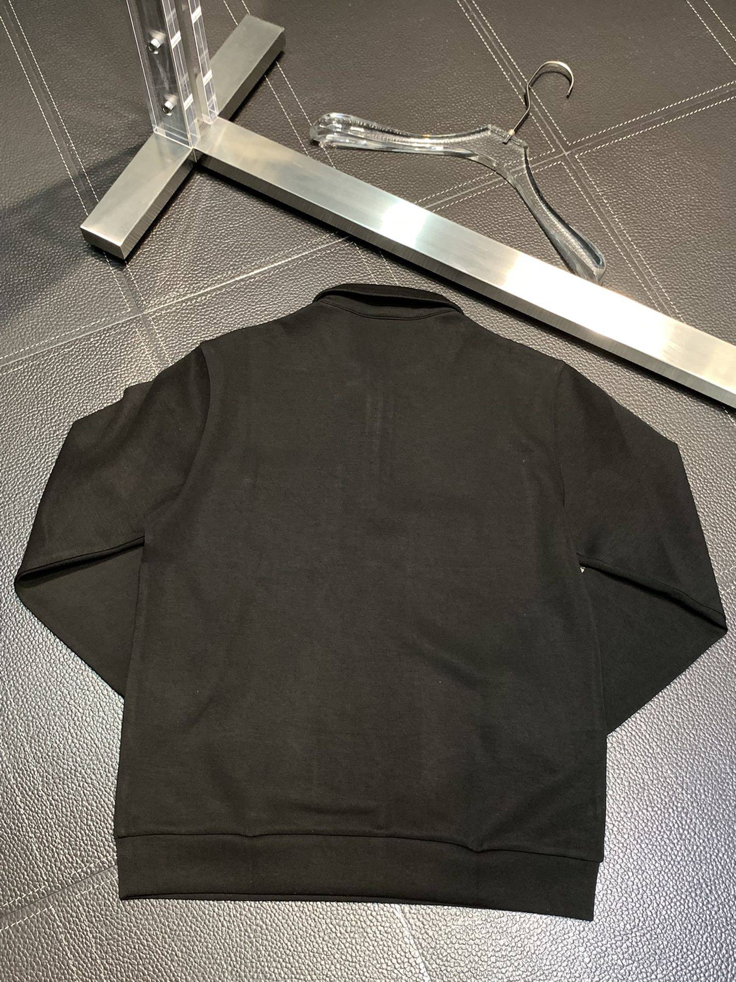 Zegna lapel casual sweatshirt