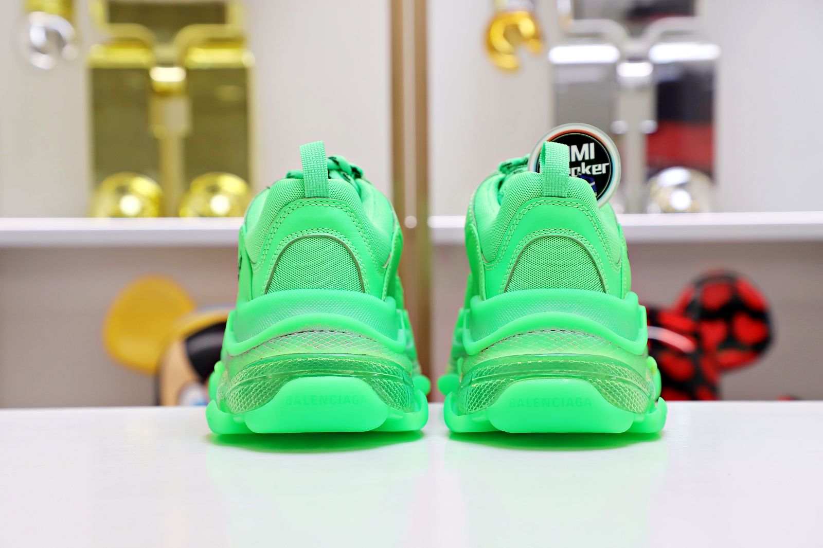 Balenciaga TRIPLE S green