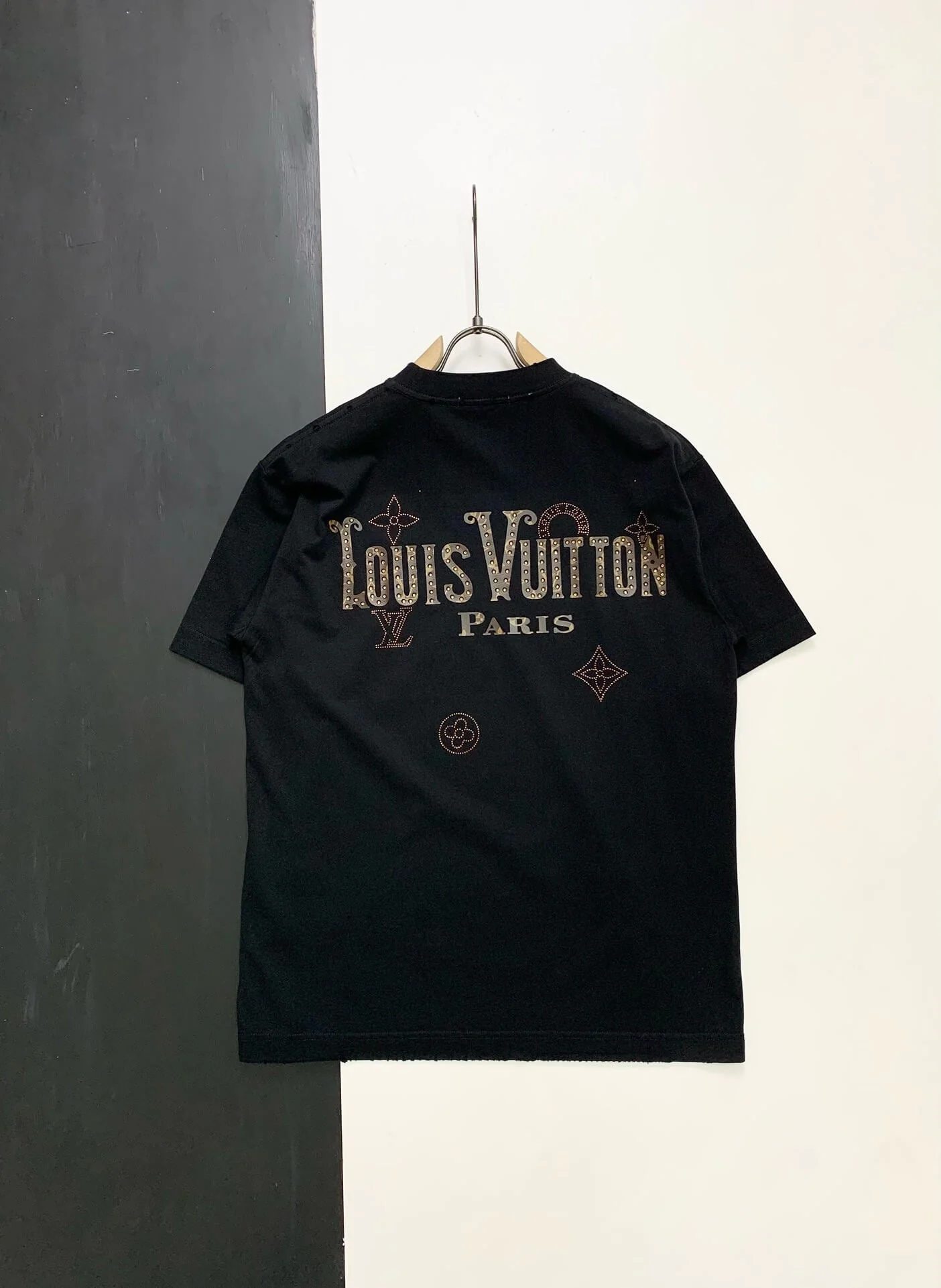 Rhinestone Letter T Shirt