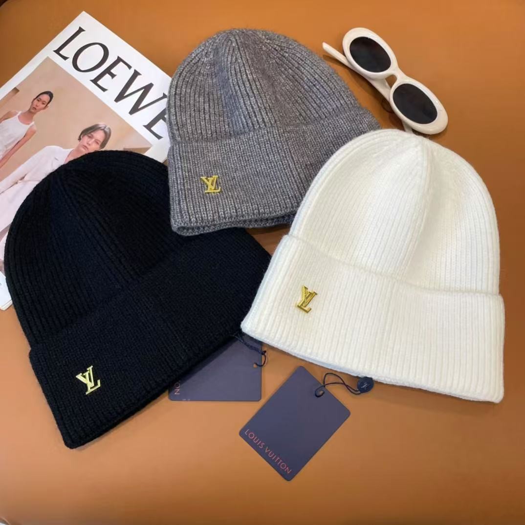 [#4091] Louis Vuitton autumn and wi nter new knitted hat