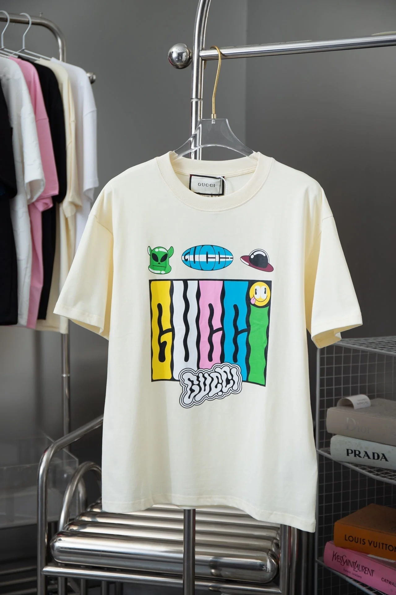 Funny Cartoon Print T Shirt