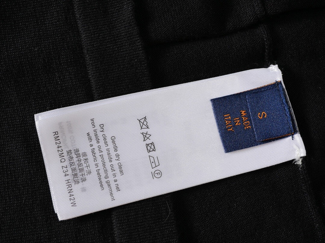 Letter Sleeve Knit T Shirt