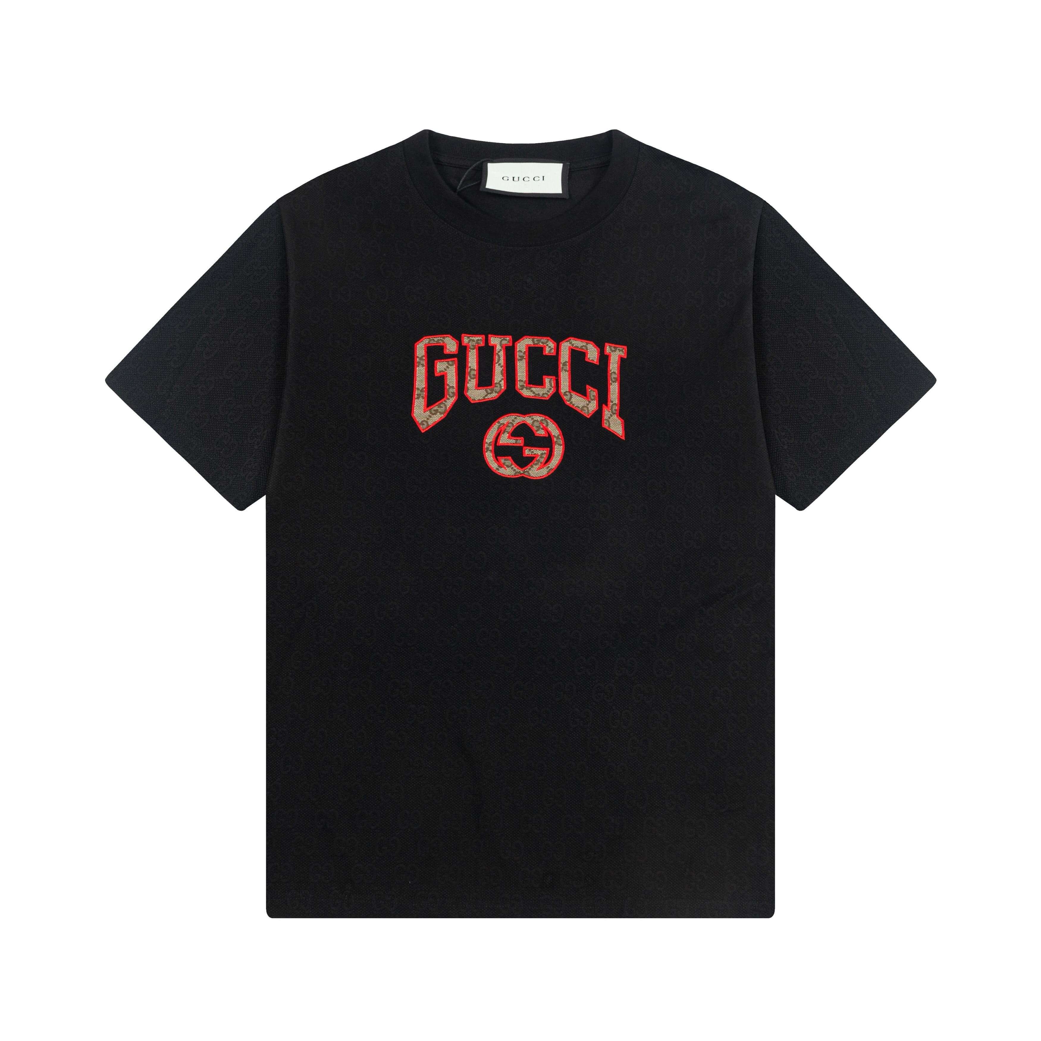 Red Letter Embroidery T Shirt