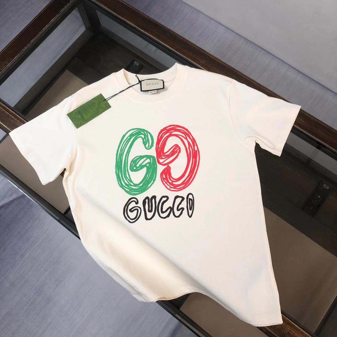 Red Green Print T Shirt