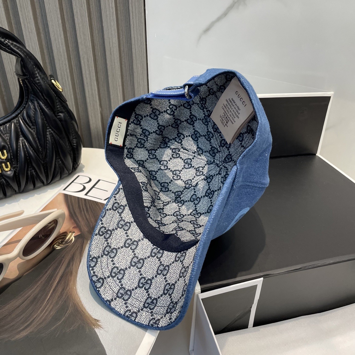 [#4936] G*u*i baseball cap peaked c ap hat