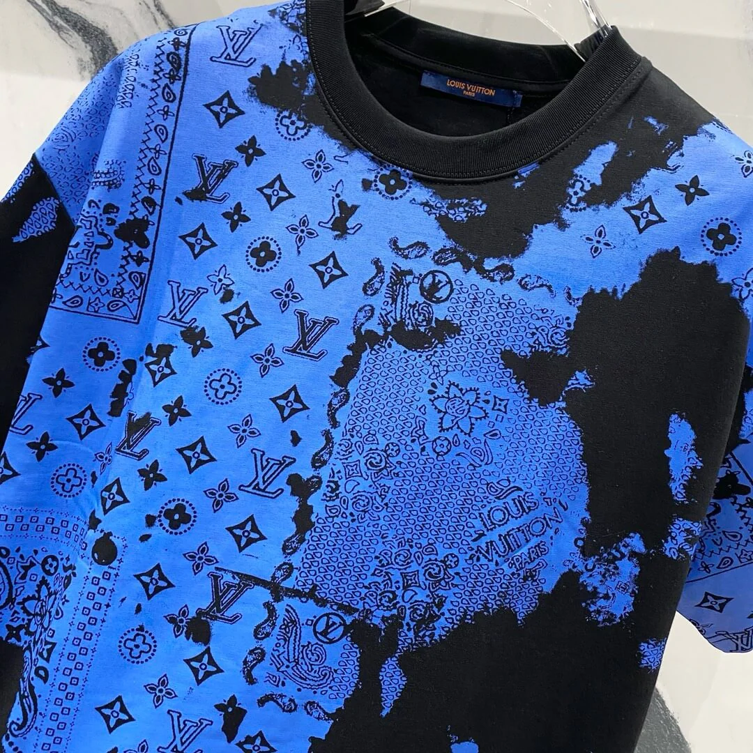 Rendering Blue Full Print T Shirt