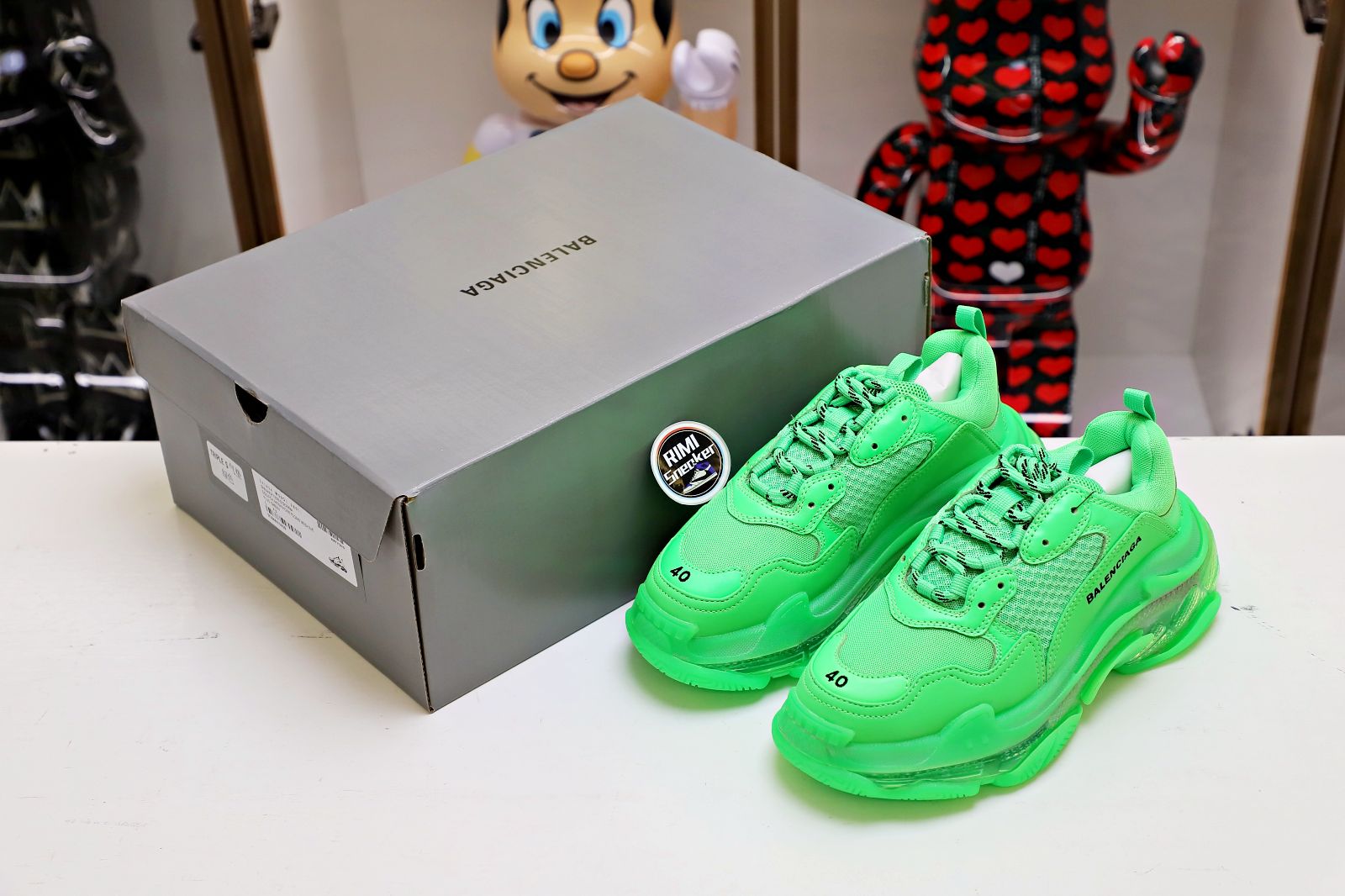 Balenciaga TRIPLE S green