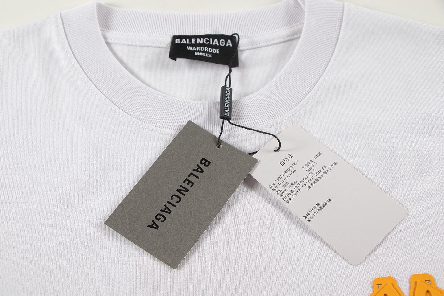 Silicone Letter Design T-Shirt