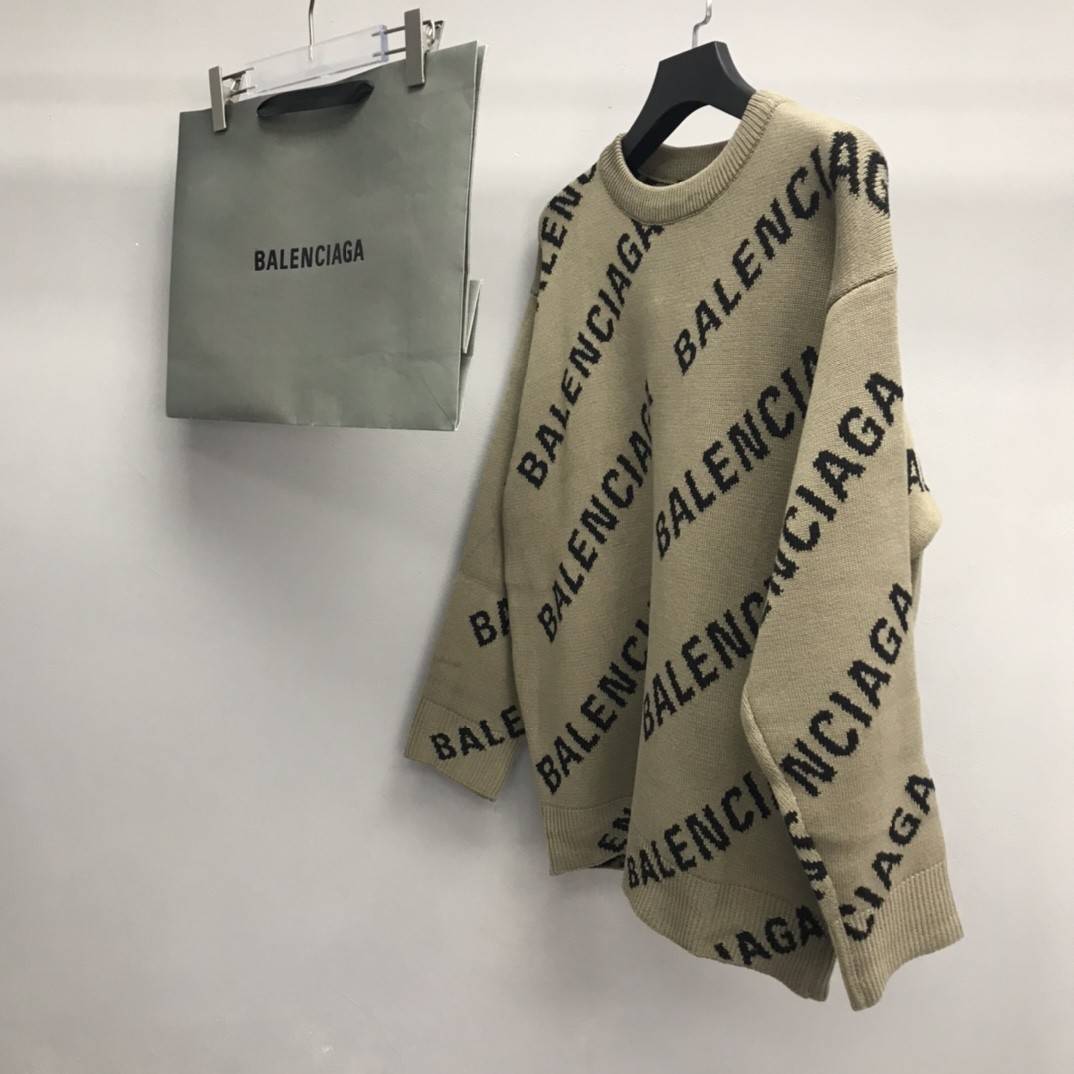 Balenciaga letter sweater
