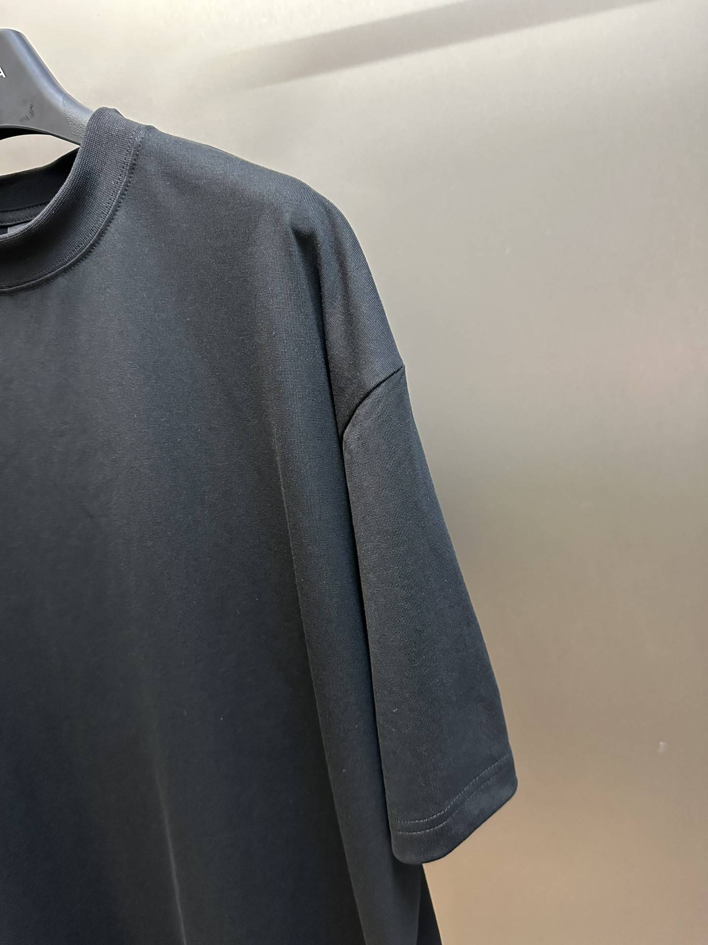 Balenciaga double back embroidered short sleeves