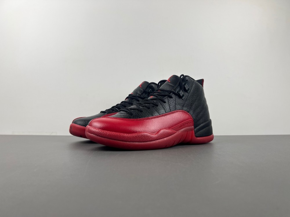 Jordan 12th generation Air Jordan AJ12 black and red sick 2025 replica number 130690-002