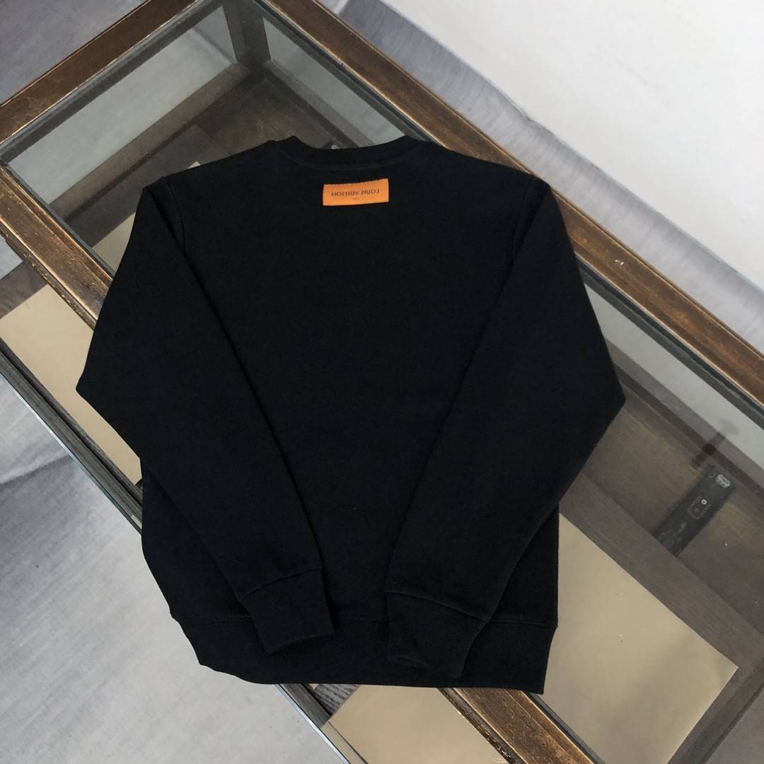 Louis Vuitton 2023 new autumn and winter couples style round neck sweatshirt