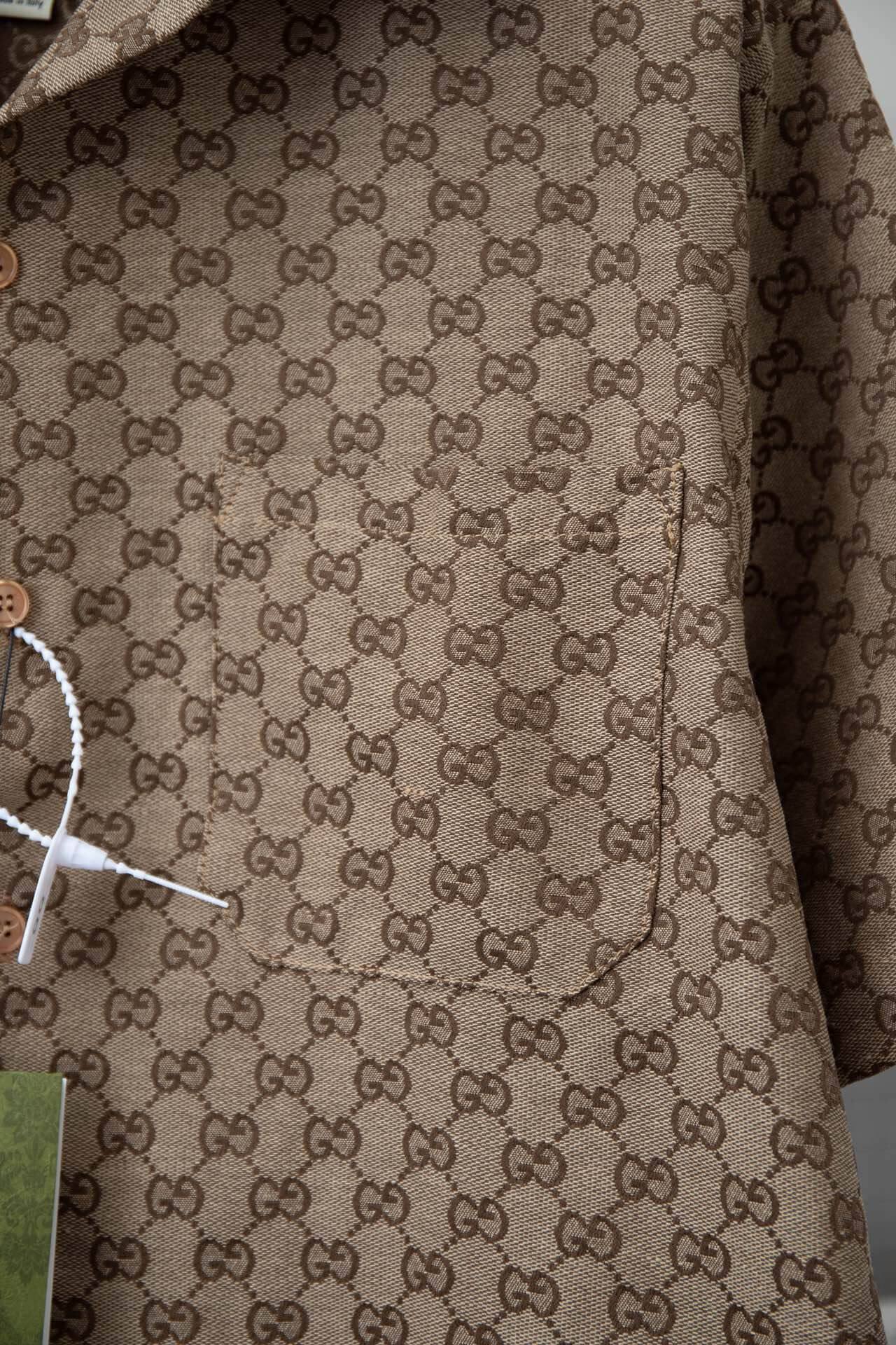 Brown All-Over Print T Shirt