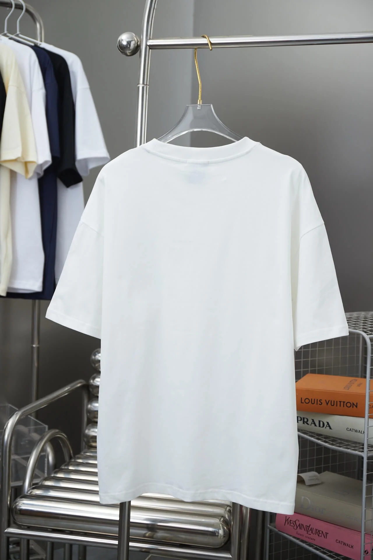 Letter Metallic Pocket T Shirt
