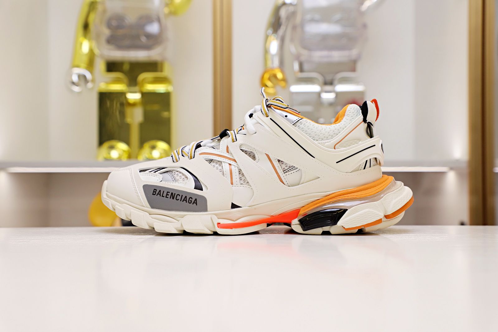 Balenciaga TRACK TRAINER WHITE ORANGE