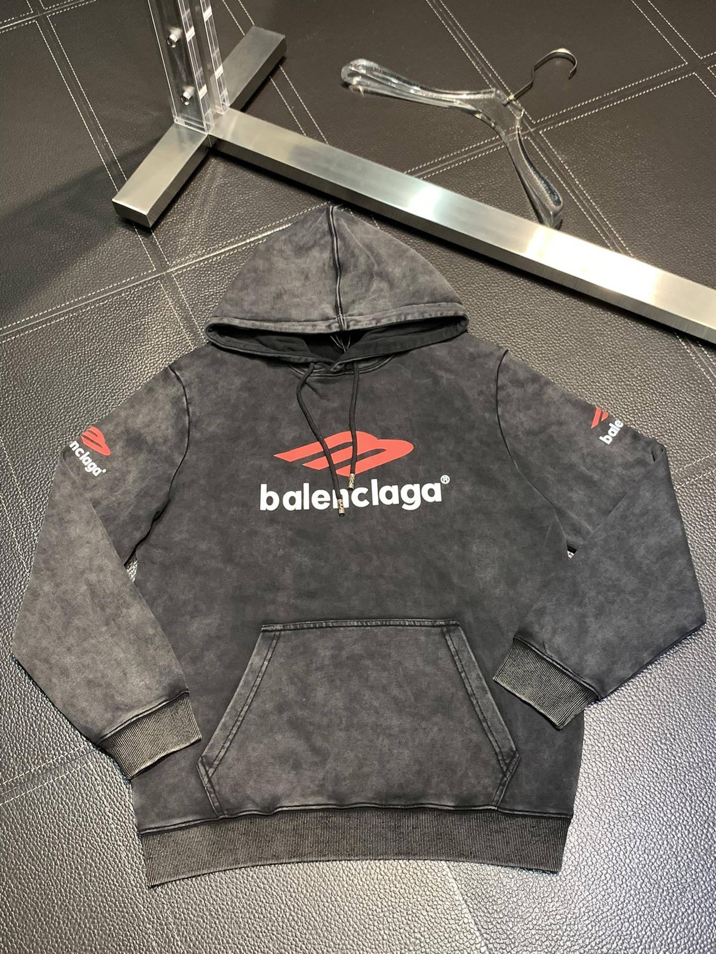 Balenciaga  Men''s casual hooded sweatshirt