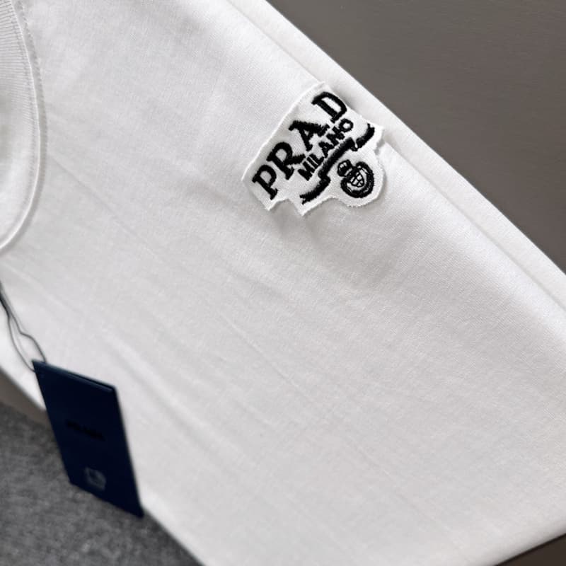 Minimalist Patchwork Embroidered T-Shirt