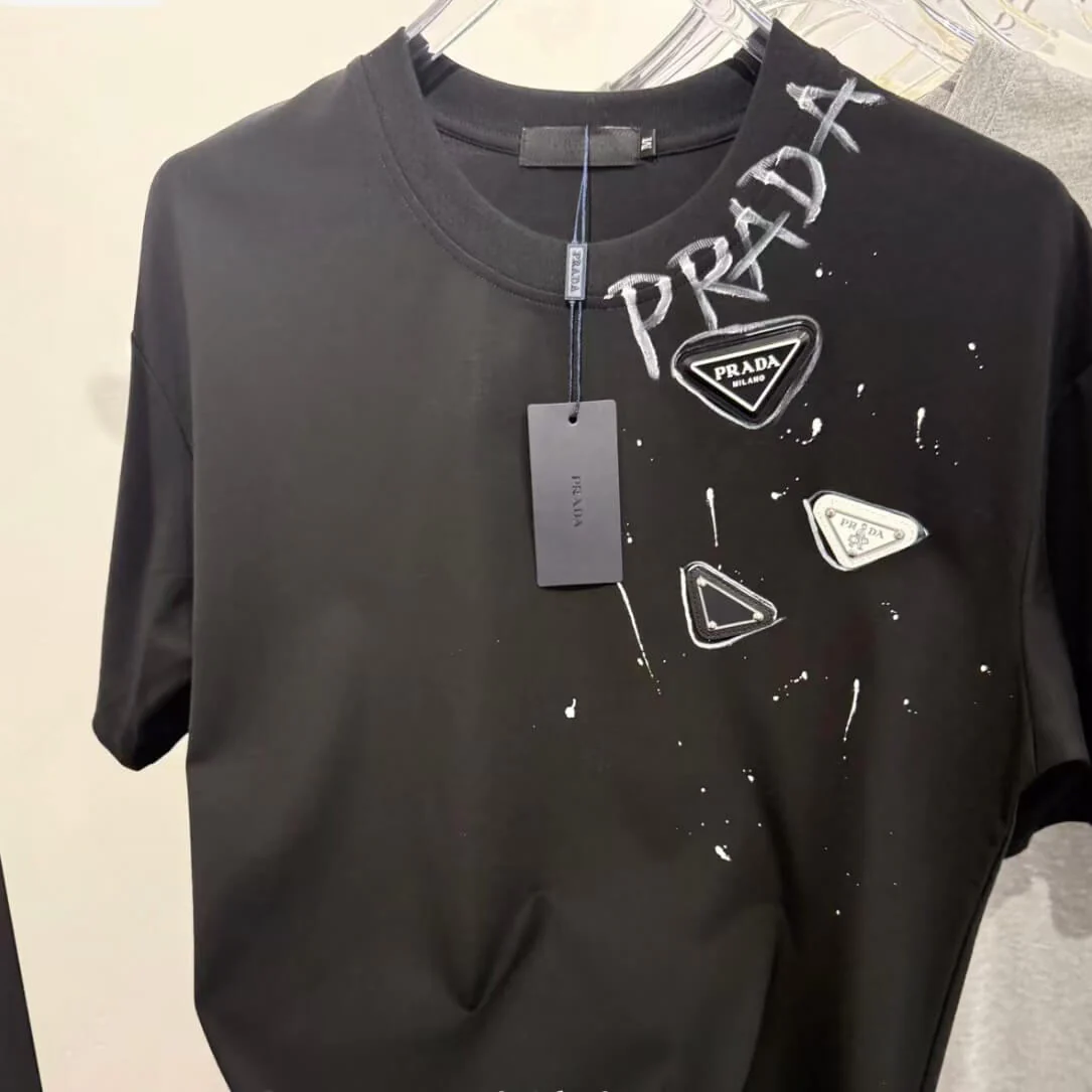 Street Style Graffiti with Metallic Element T-Shirt