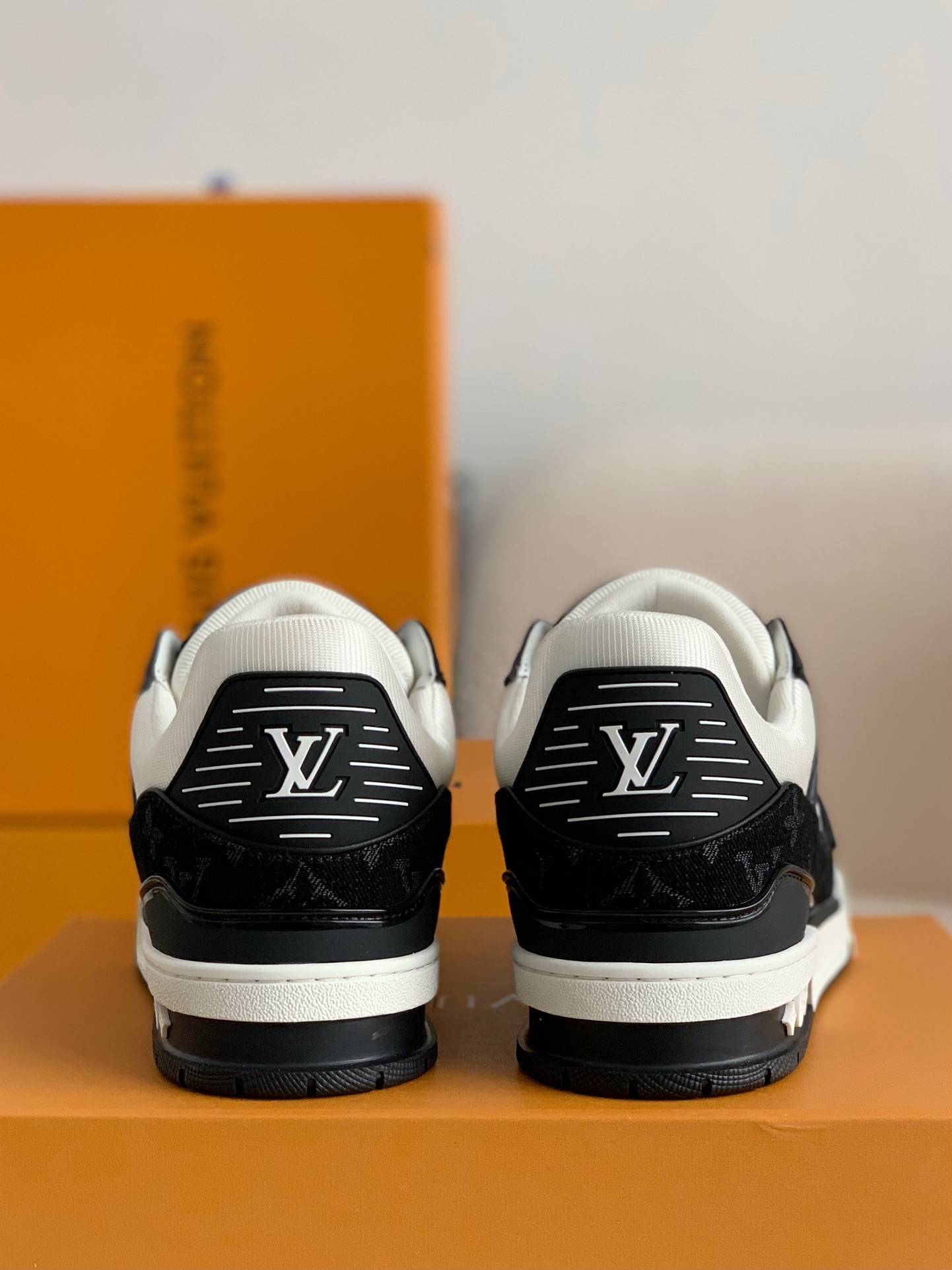 LOUIS VUITTON Trainer Sneakers - Panda (White/Black)
