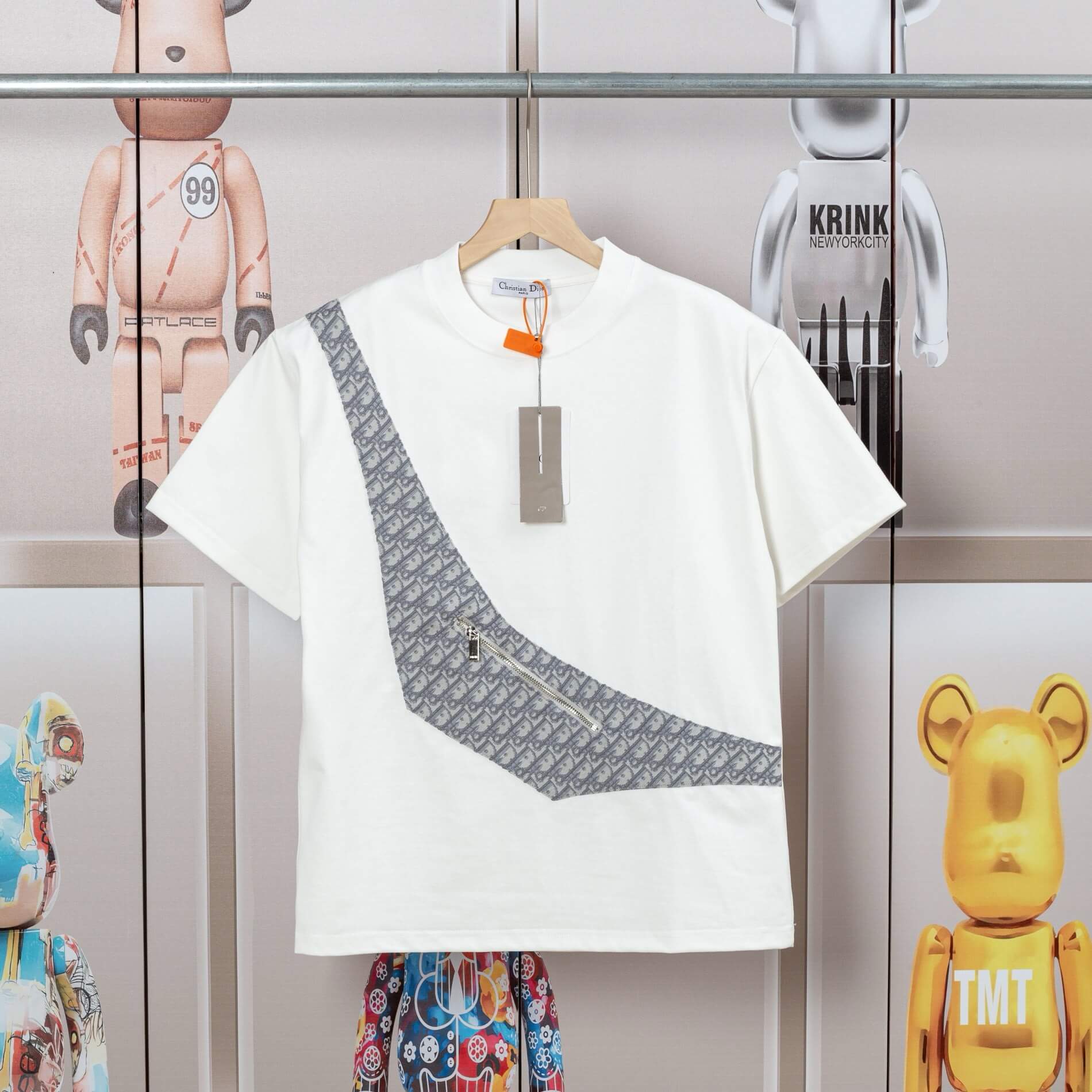 Washed Fabric Pocket T Shirt