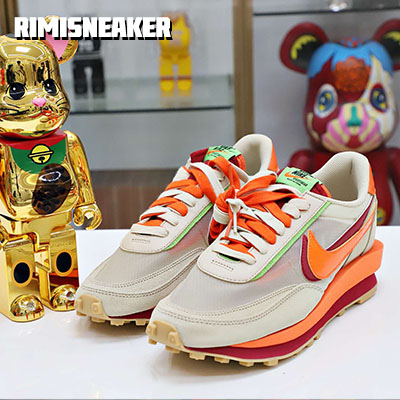 SACAI X CLOT X LDWAFFLE ''NET ORANGE BLAZE''