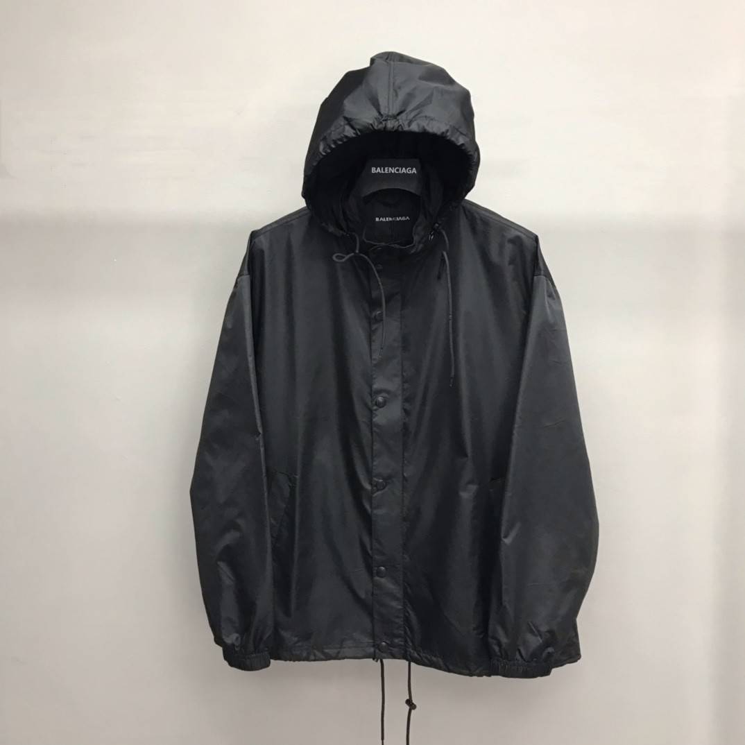 Balenciaga masking tape trench coat