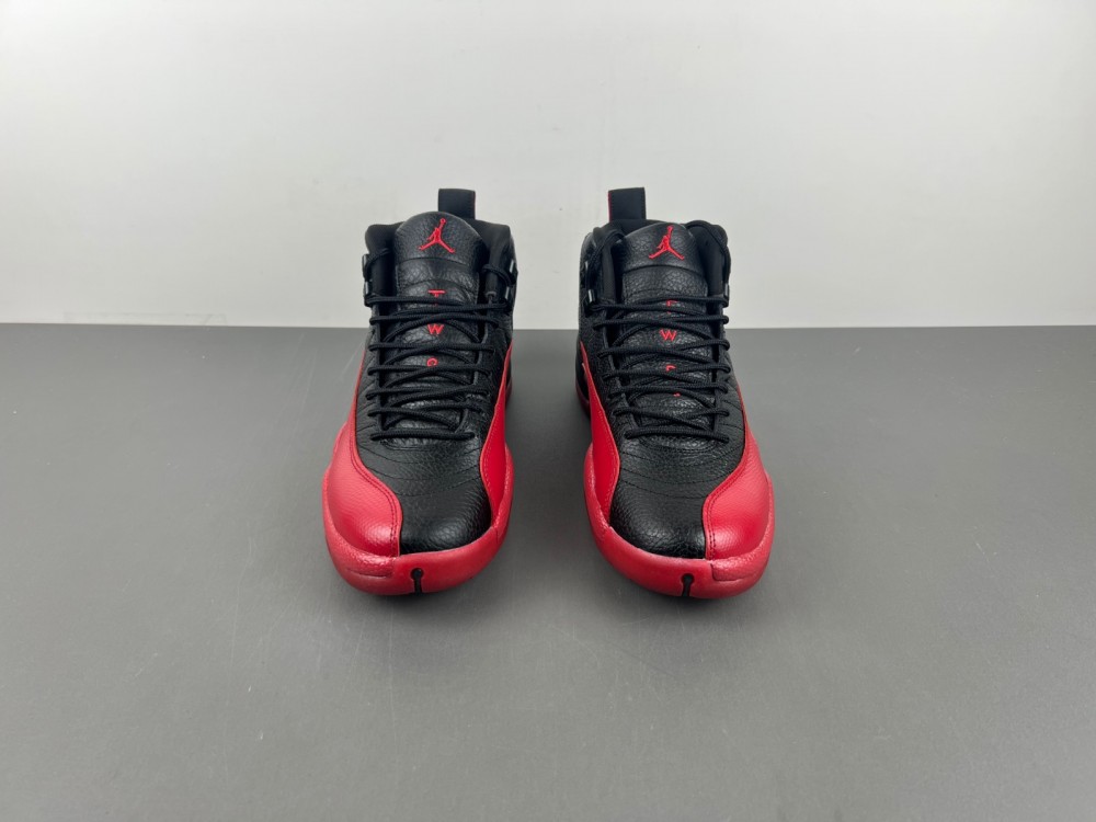Jordan 12th generation Air Jordan AJ12 black and red sick 2025 replica number 130690-002
