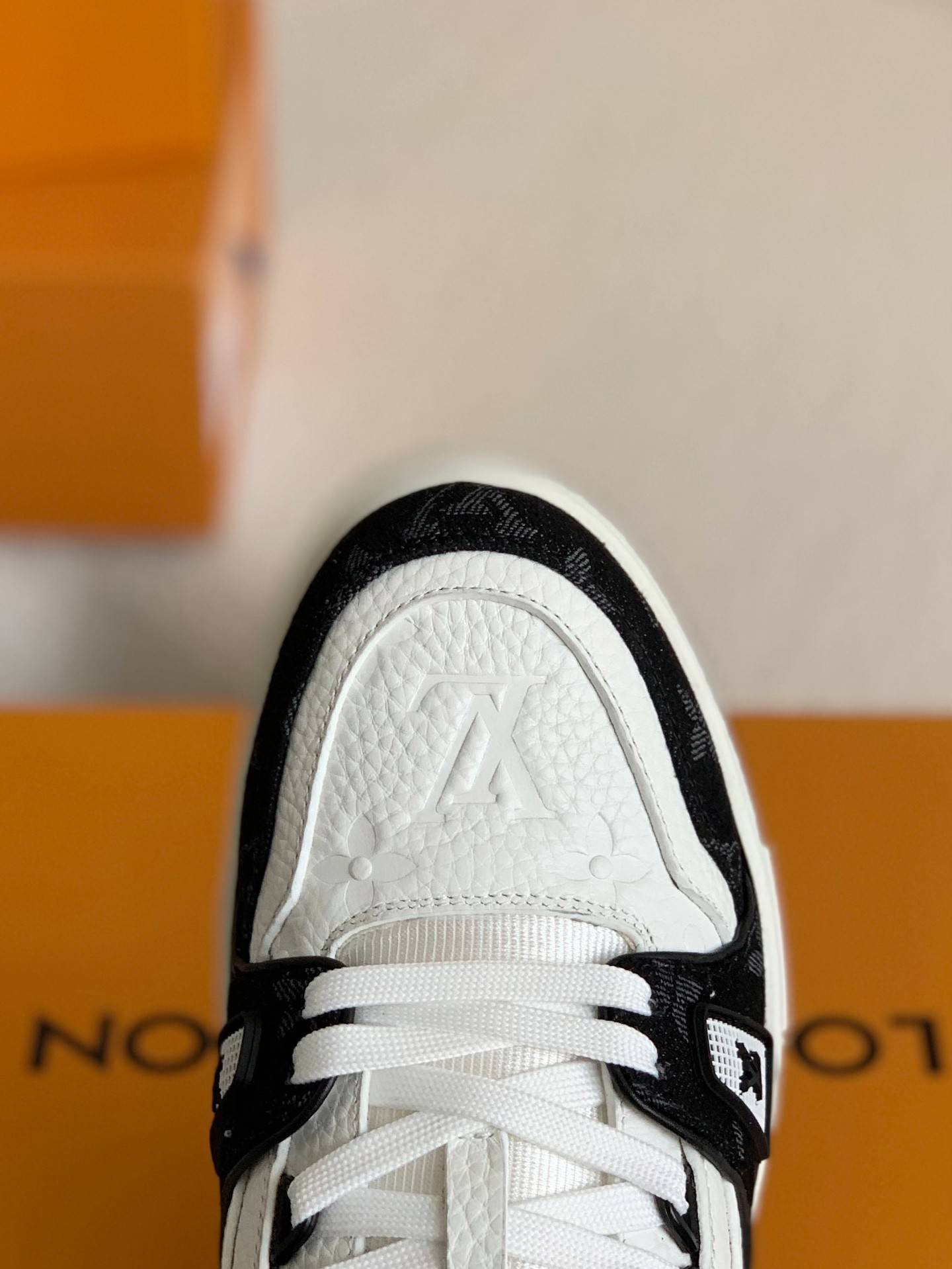 LOUIS VUITTON Trainer Sneakers - Panda (White/Black)
