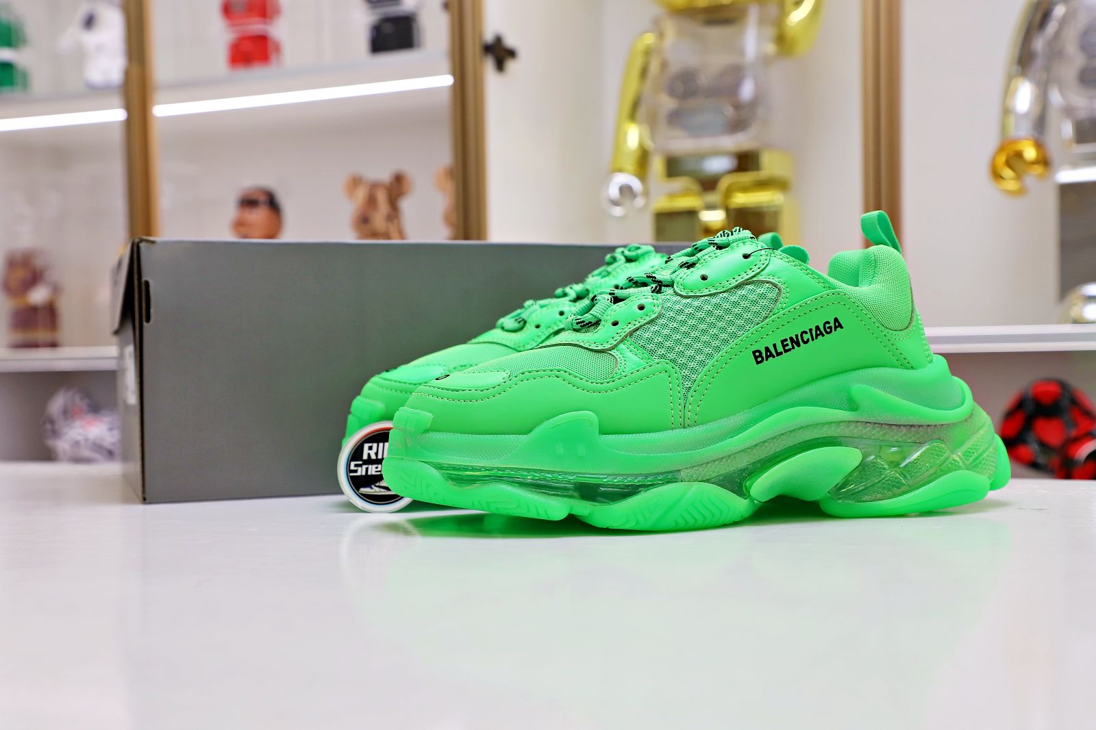 Balenciaga TRIPLE S green