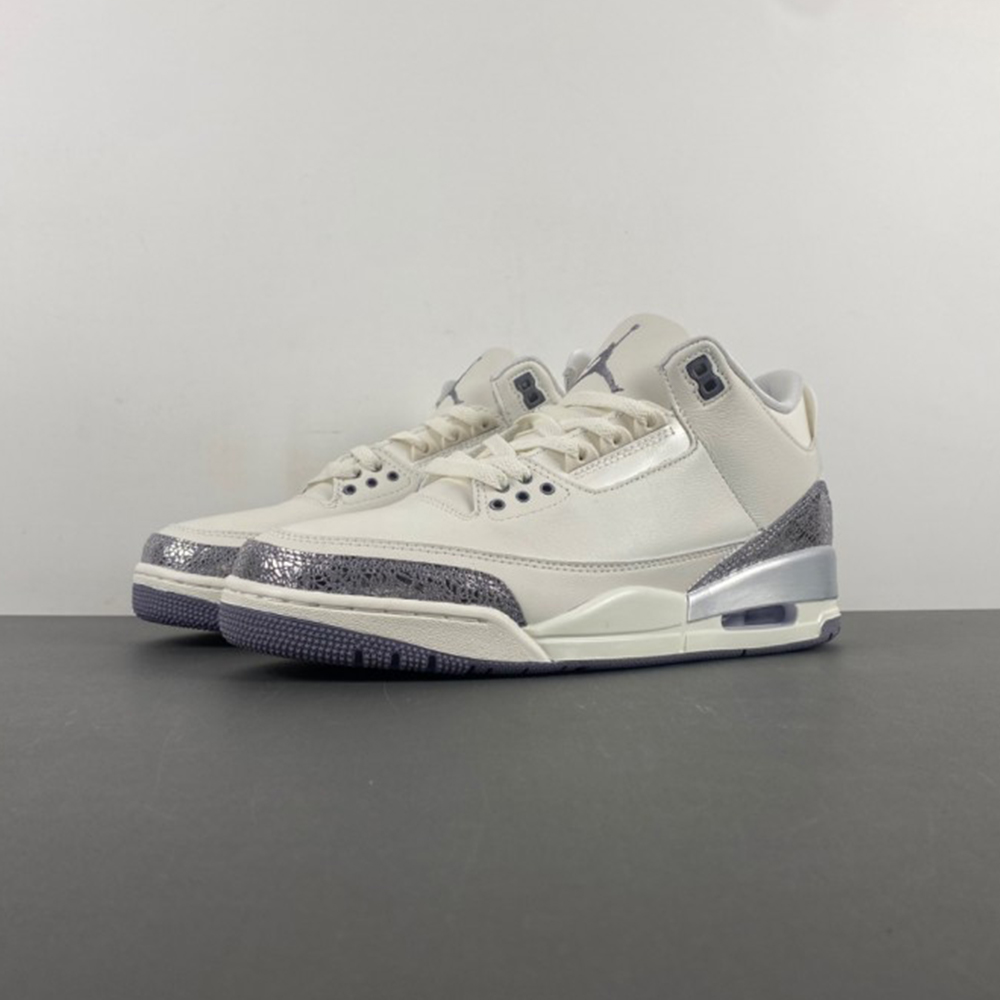 Air Jordan 3 “Sail/Metallic Silver” CK9246-100