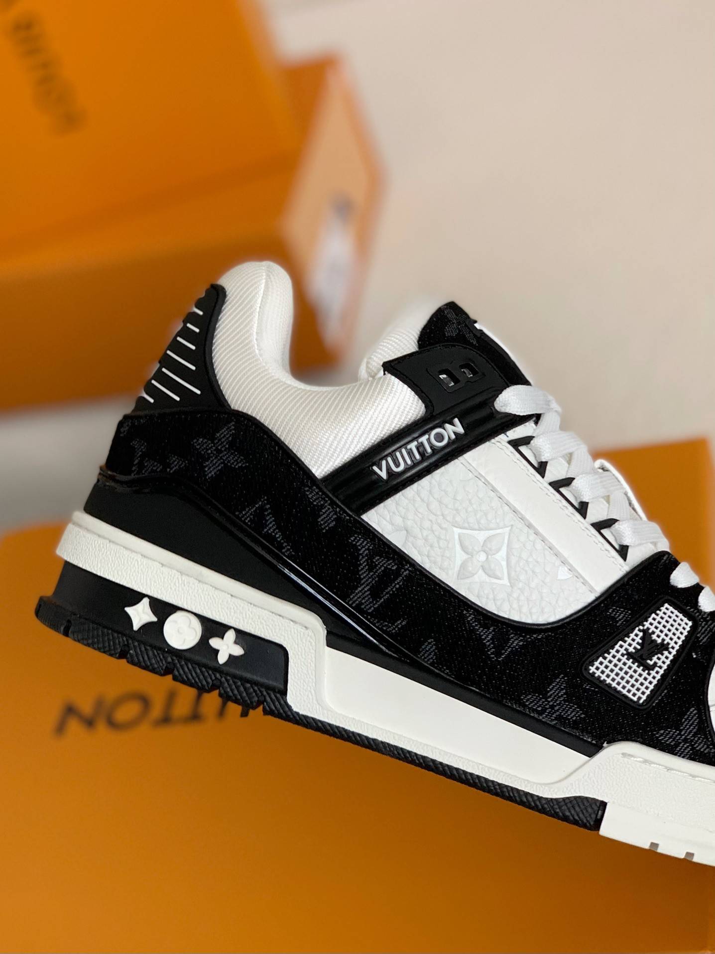 LOUIS VUITTON Trainer Sneakers - Panda (White/Black)
