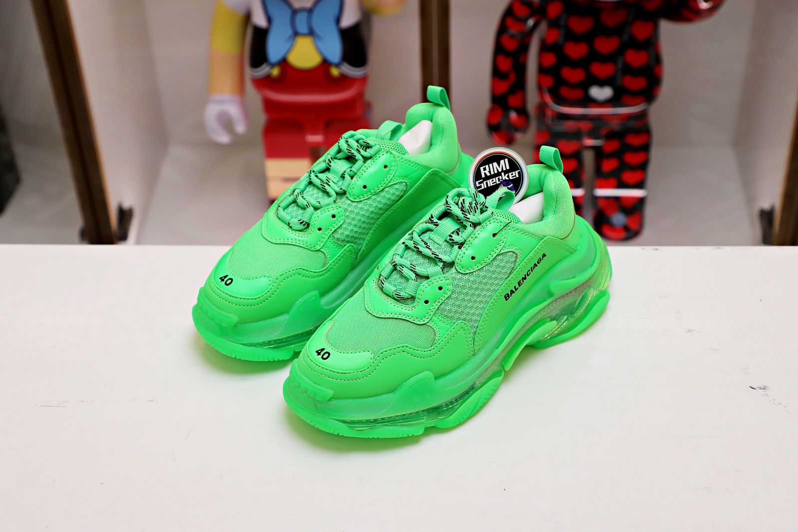 Balenciaga TRIPLE S green
