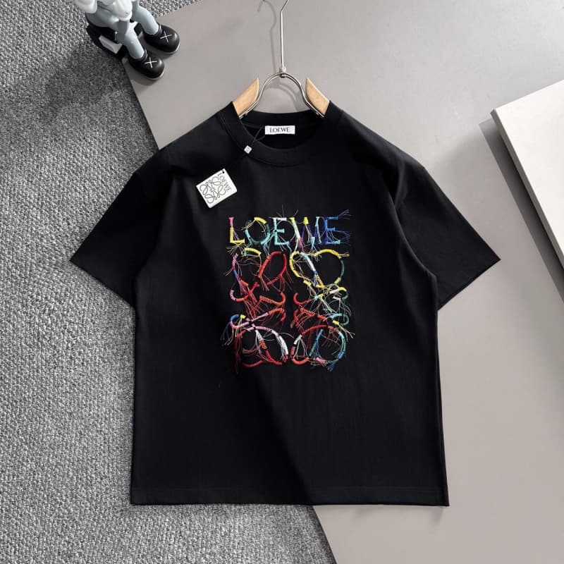 Rainbow Fringe Embroidered T-Shirt