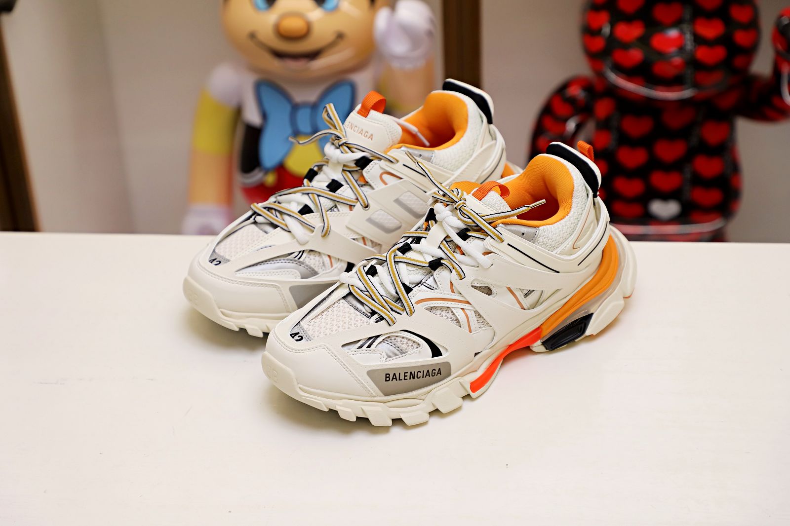 Balenciaga TRACK TRAINER WHITE ORANGE