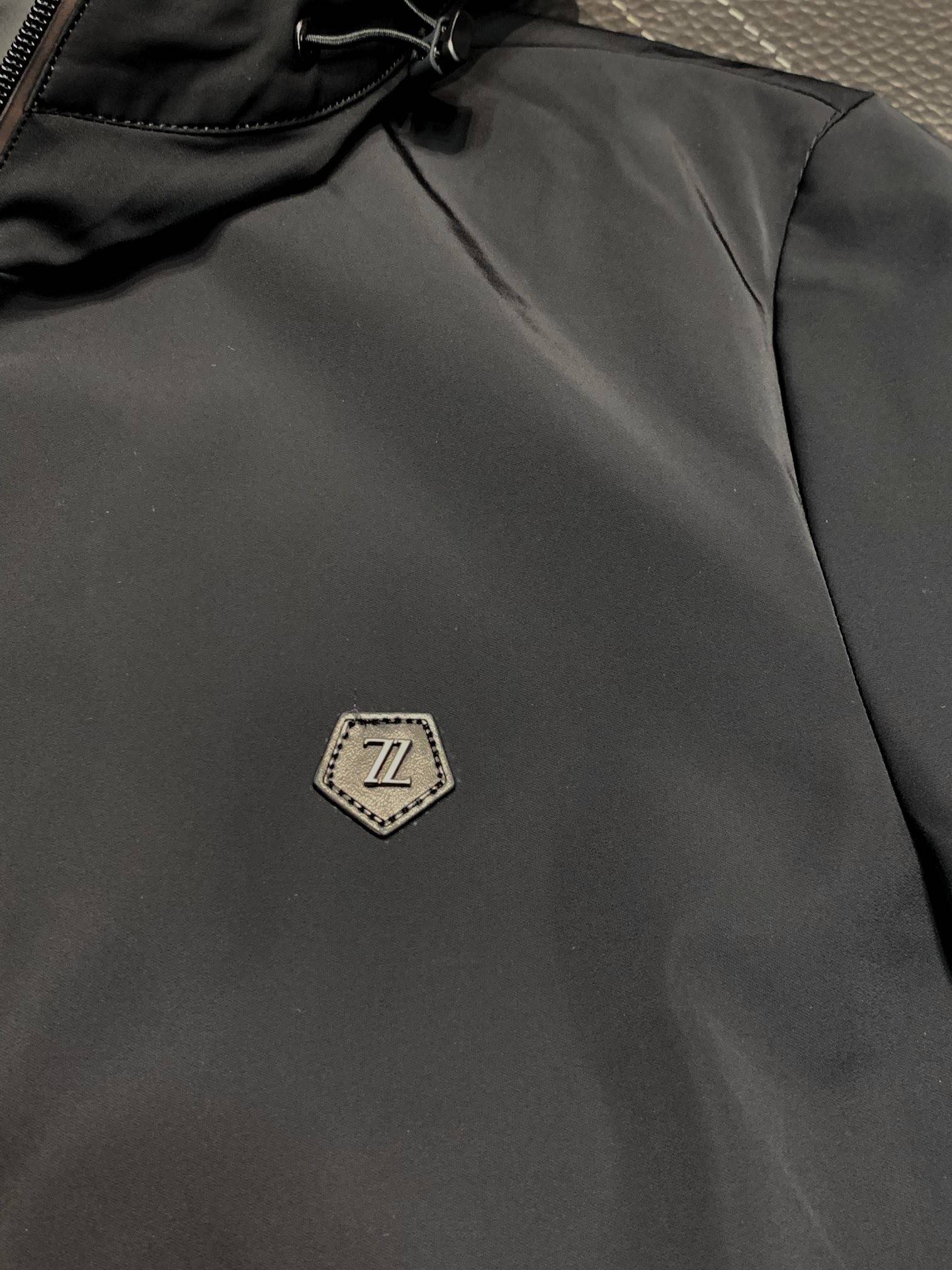 Zegna Casual hooded windbreaker