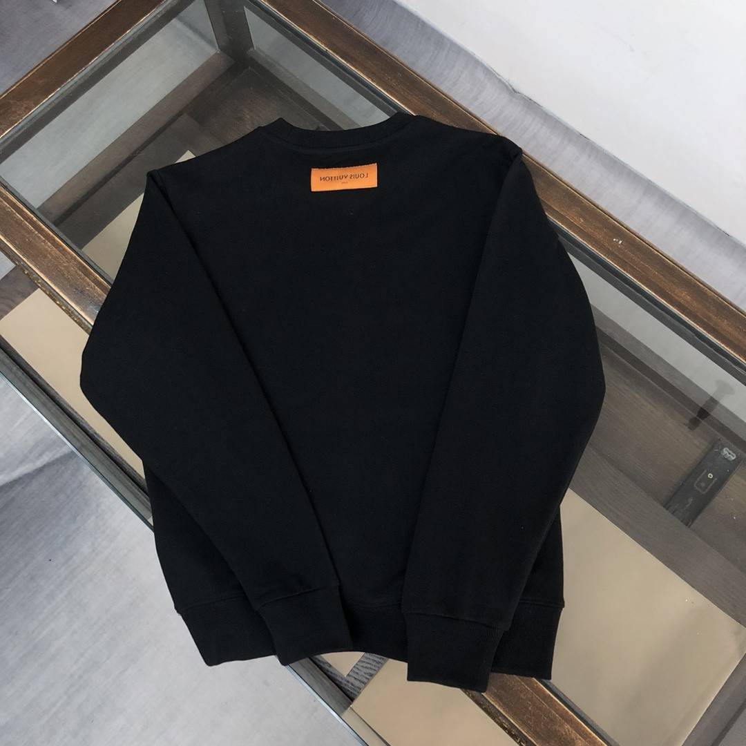 Louis Vuitton 2023 new autumn and winter couples style round neck sweatshirt