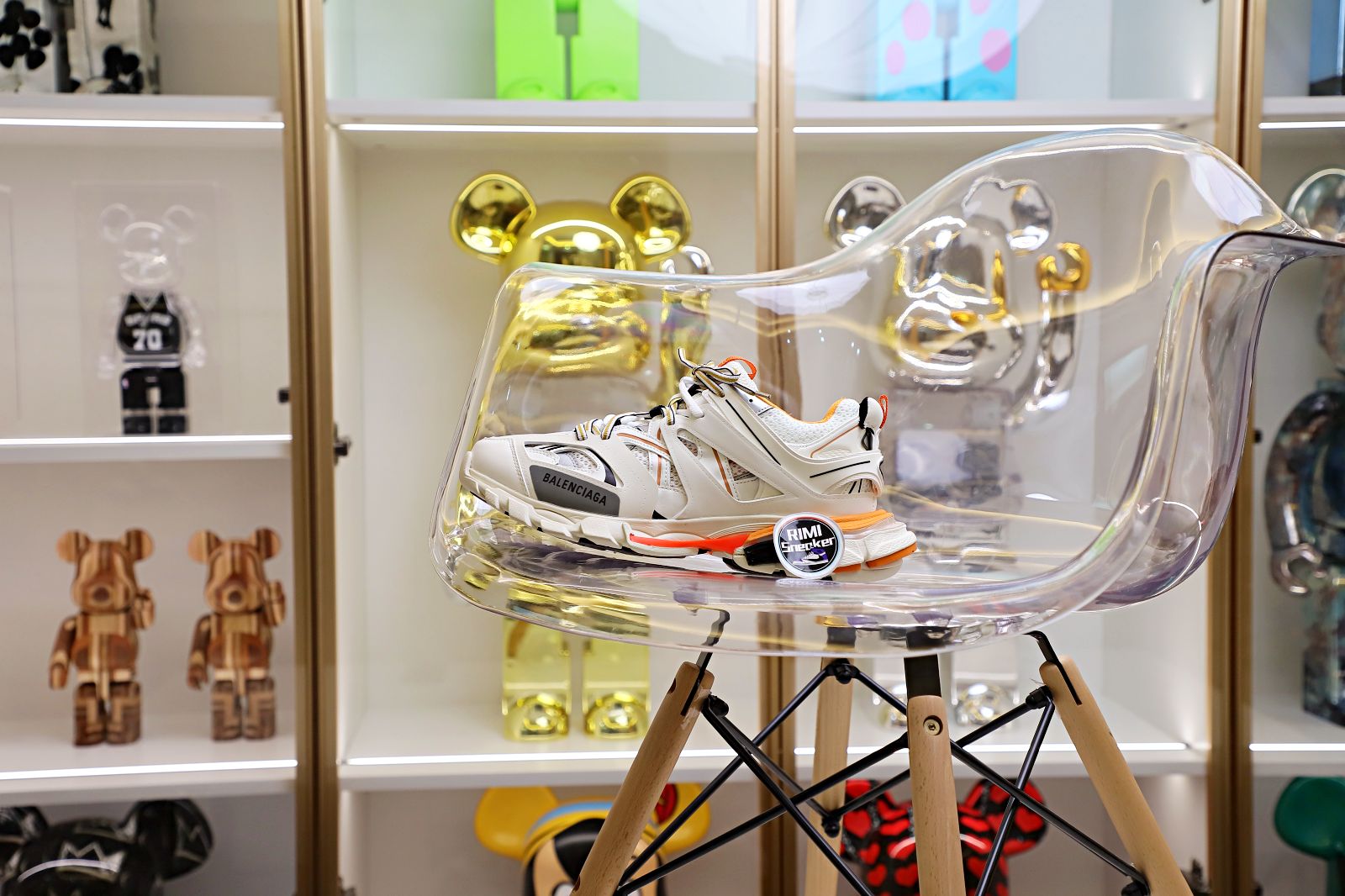 Balenciaga TRACK TRAINER WHITE ORANGE