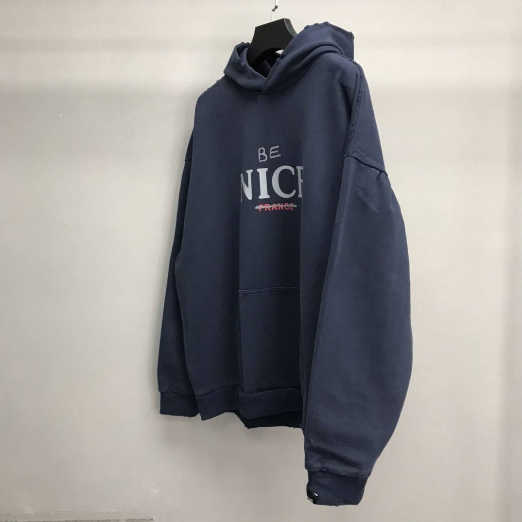 Balenciaga BE NICE hooded sweatshirt