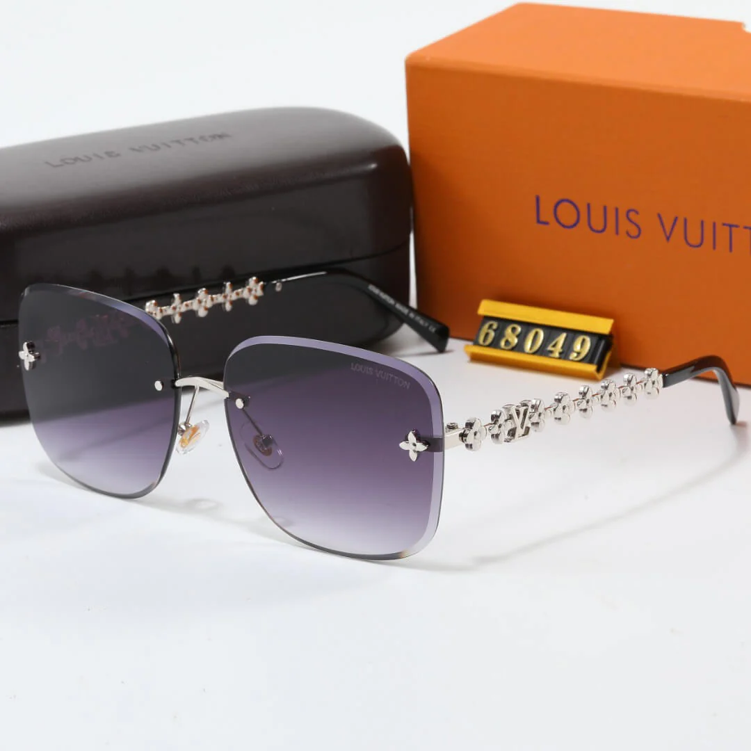 New Rimless Distinctive Temple Sunglasses